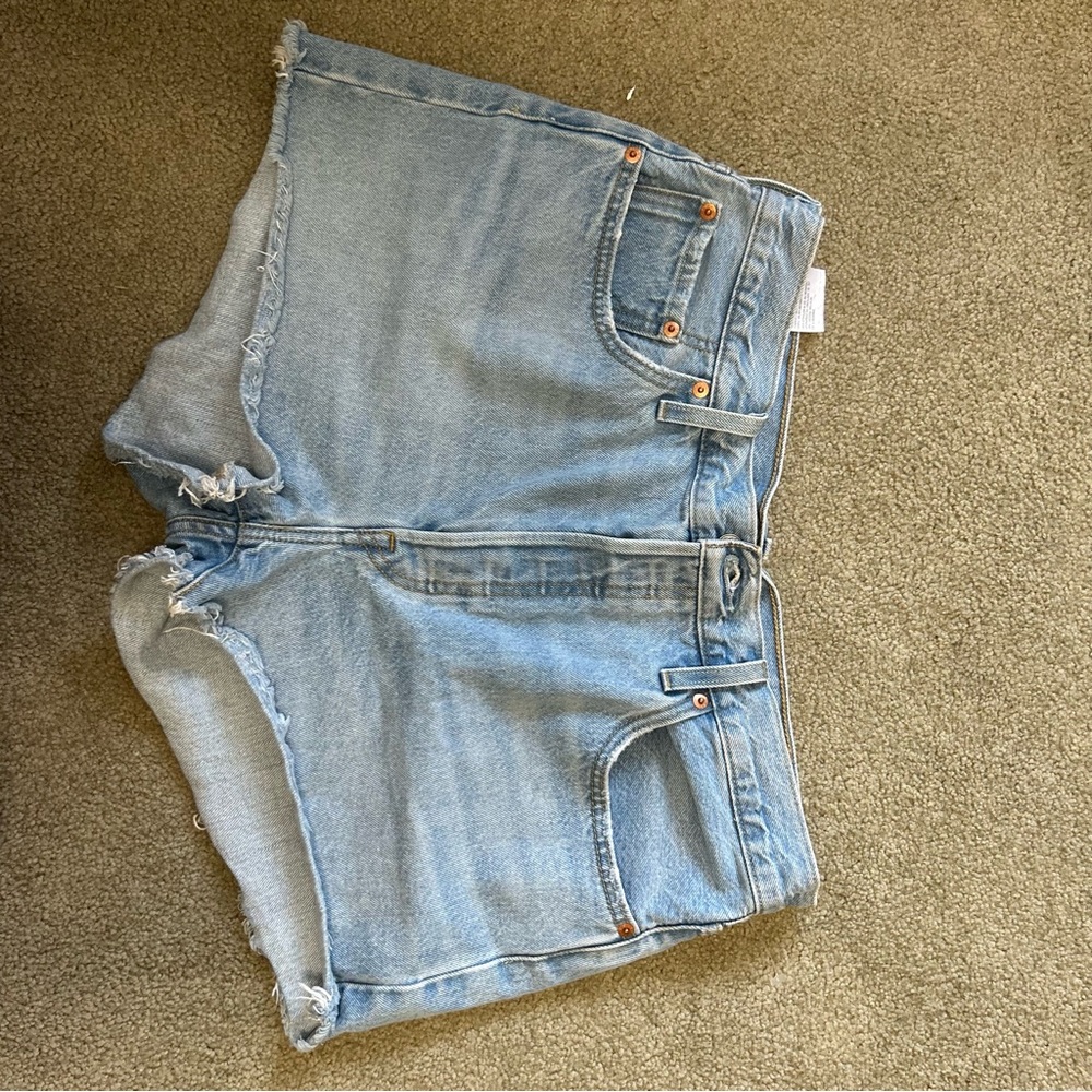 Levi's 501 Classic Light Blue Denim Short